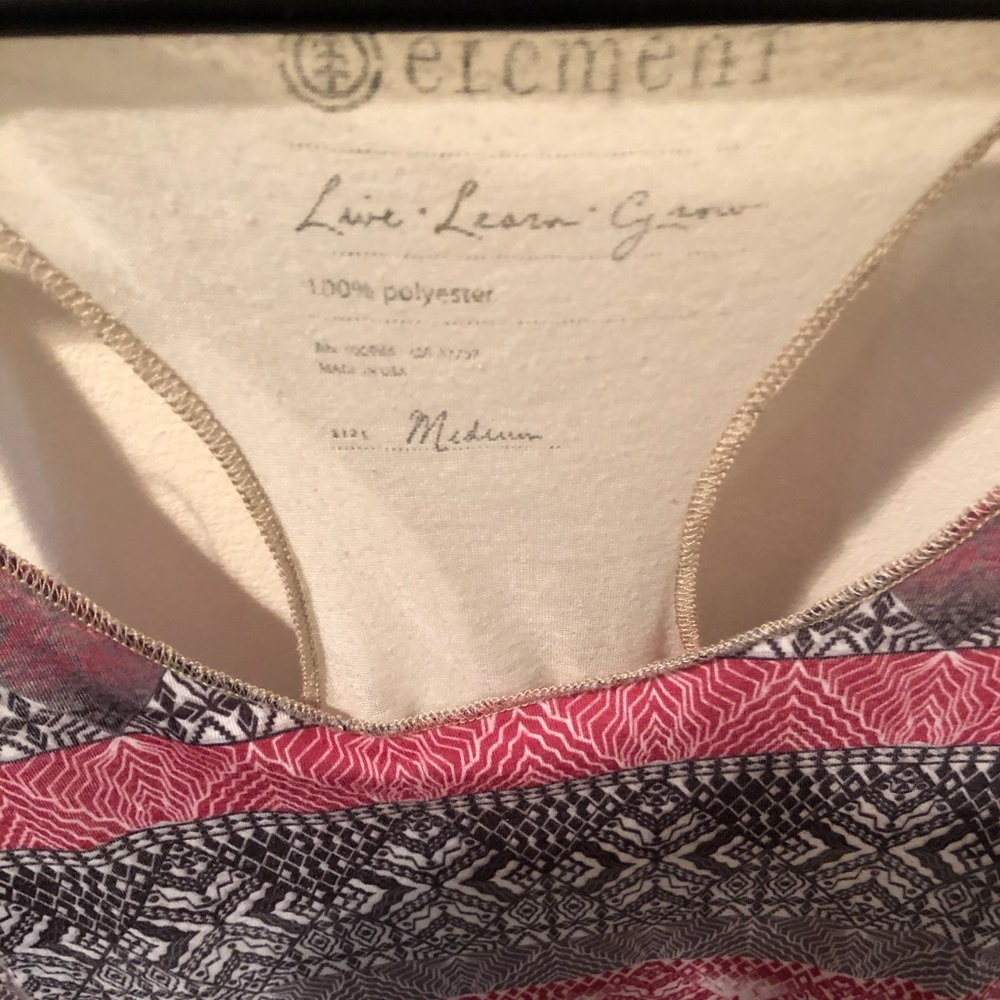 Element Patterned Racerback Tank Top - Picture 3 of 4